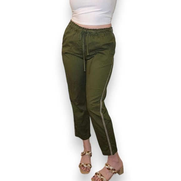 XiRENA Pants - XiRENA Rex Pants in Green, Side Stripe